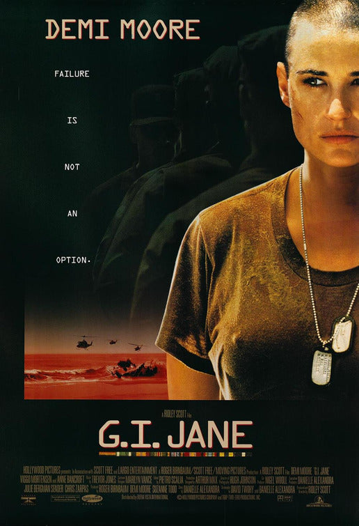 the movie poster: G.I. Jane (1997) ver2