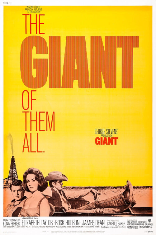 1000 piece jigsaw puzzle for the movie poster: Giant (1956) ver7