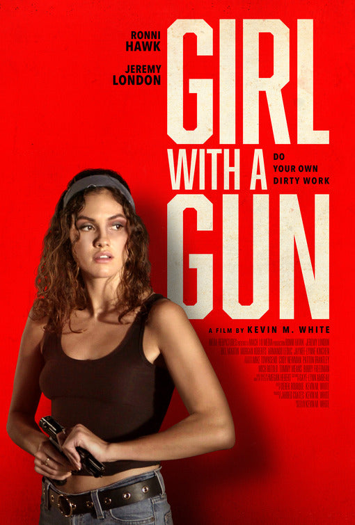 1000 piece jigsaw puzzle for the movie poster: Girl with a Gun (2022)