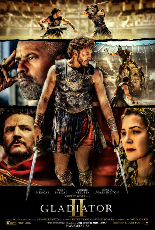 1000 piece jigsaw puzzle for the movie poster: Gladiator II (2024) ver9