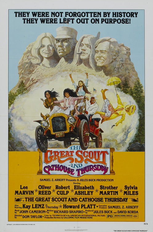 1000 piece jigsaw puzzle for the movie poster: The Great Scout & Cathouse Thursday (1976)