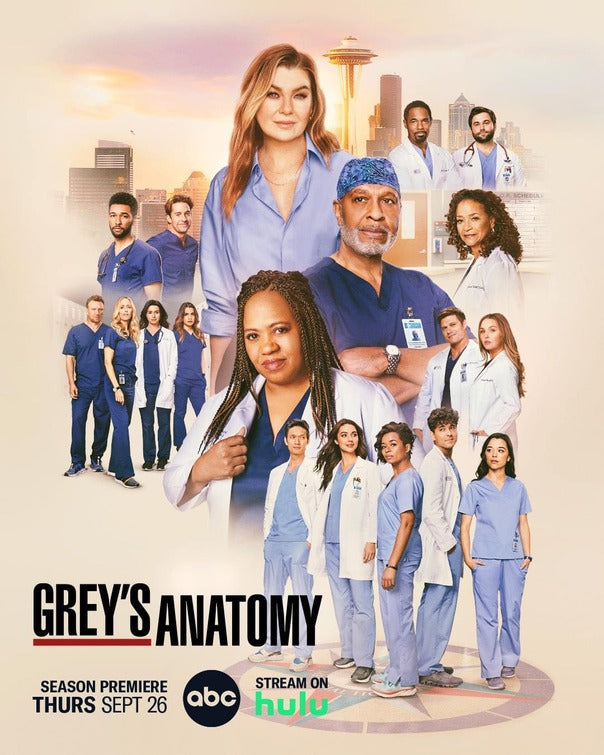 1000 piece jigsaw puzzle for tv poster: Grey's Anatomy, ver30