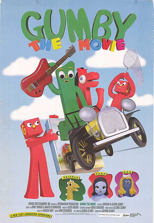 the movie poster: Gumby The Movie (1995)