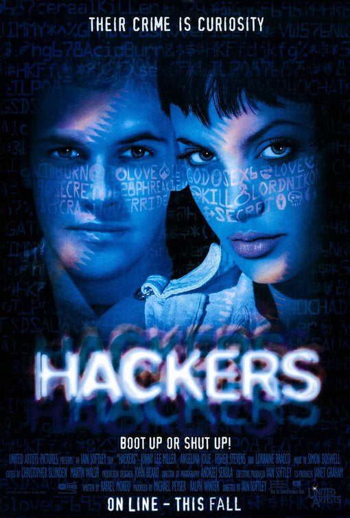 the movie poster: Hackers (1995) ver1