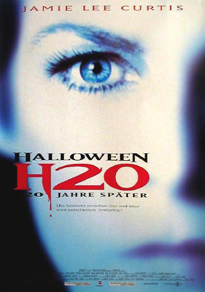 the movie poster: Halloween: H20 (1998) ver2