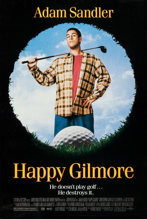 the movie poster: Happy Gilmore (1996)