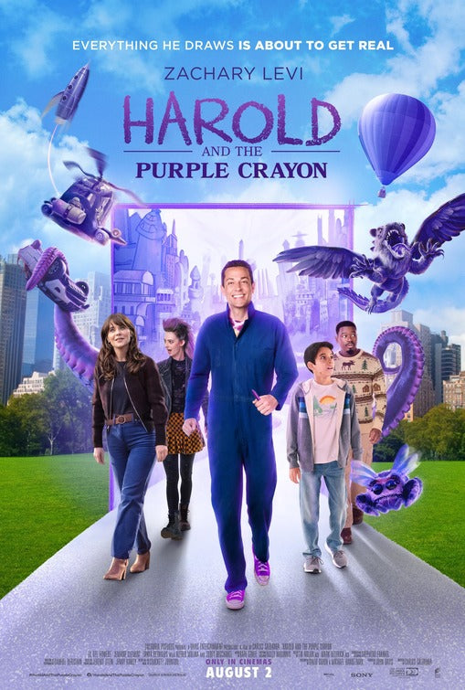 1000 piece jigsaw puzzle for the movie poster: Harold and the Purple Crayon (2024) ver4