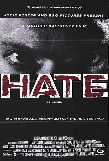 the movie poster: Hate (1995)