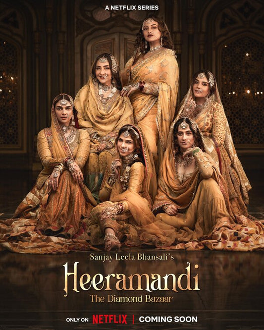 1000 piece jigsaw puzzle for tv poster: Heeramandi: The Diamond Bazaar