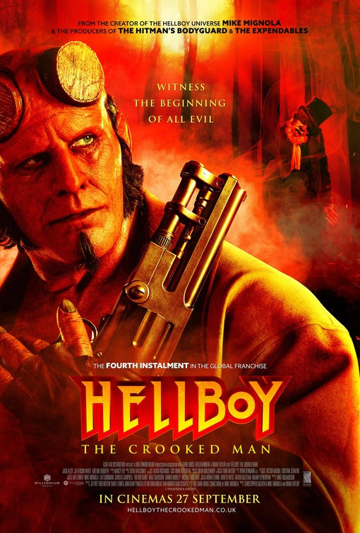 1000 piece jigsaw puzzle for the movie poster: Hellboy: The Crooked Man (2024)