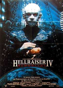 the movie poster: Hellraiser: Bloodline (1996) ver2