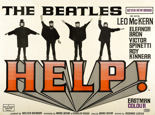 1000 piece jigsaw puzzle for the movie poster: Help! (1965) ver2