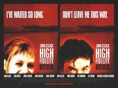 the movie poster: High Fidelity (2000) ver2