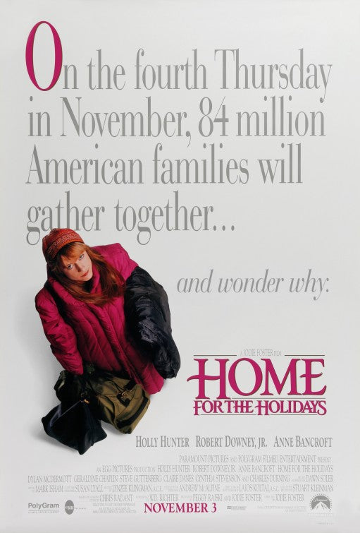 the movie poster: Home For The Holidays (1995) ver3