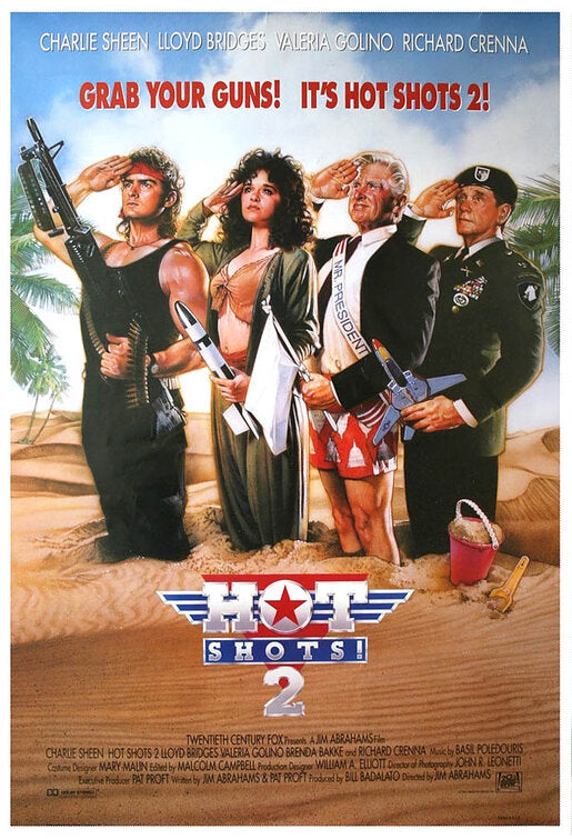 the movie poster: Hot Shots! Part Deux (1993) ver3