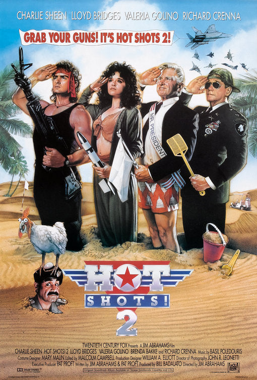 the movie poster: Hot Shots! Part Deux (1993) ver4