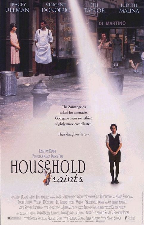 the movie poster: Household Saints (1993)