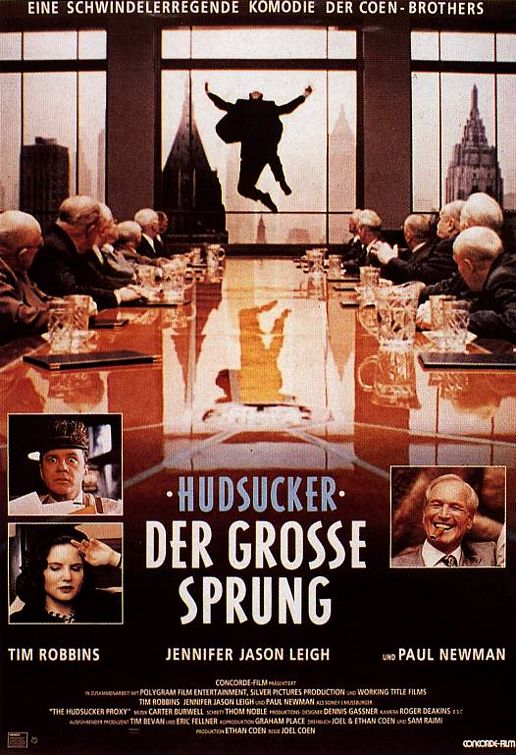 the movie poster: The Hudsucker Proxy (1994) ver2