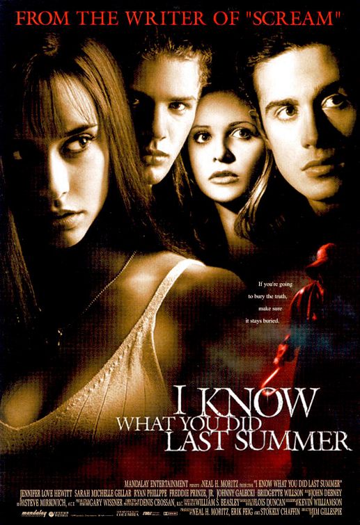 the movie poster: I Know What You Did Last Summer (1997)