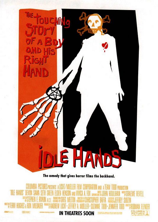 the movie poster: Idle Hands (1999) ver1