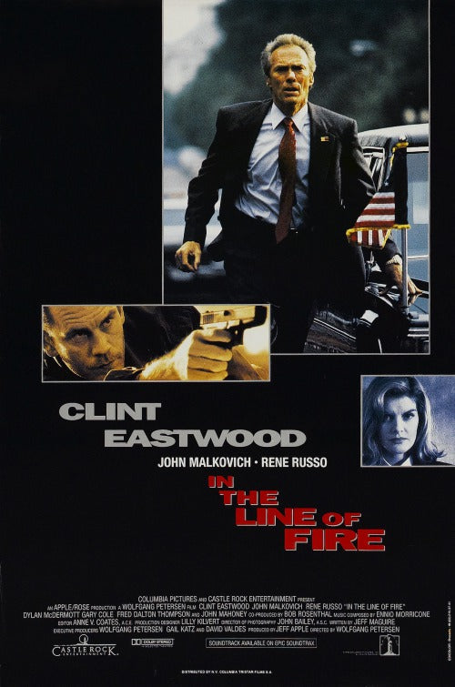 the movie poster: In the Line of Fire (1993) ver2