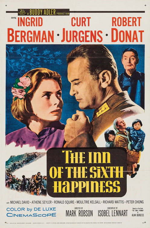 1000 piece jigsaw puzzle for the movie poster: The Inn of the Sixth Happiness (1958)