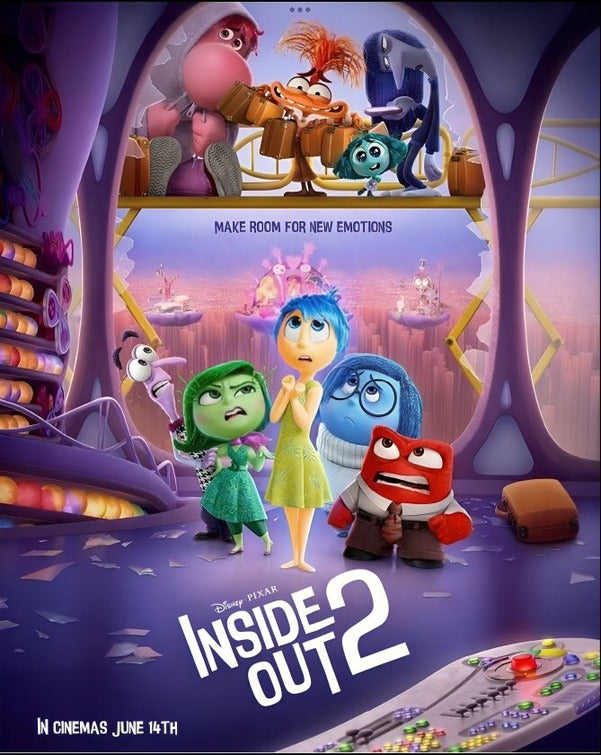 1000 piece jigsaw puzzle for the movie poster: Inside Out 2 (2024) ver12