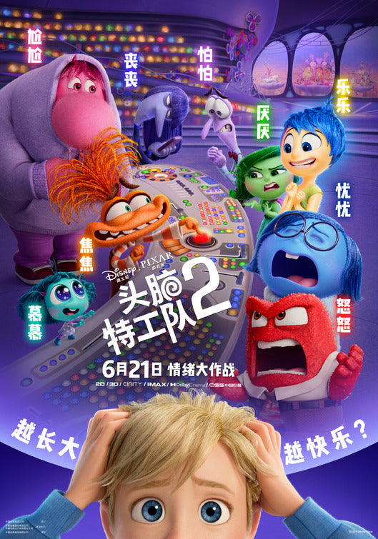 1000 piece jigsaw puzzle for the movie poster: Inside Out 2 (2024) ver13