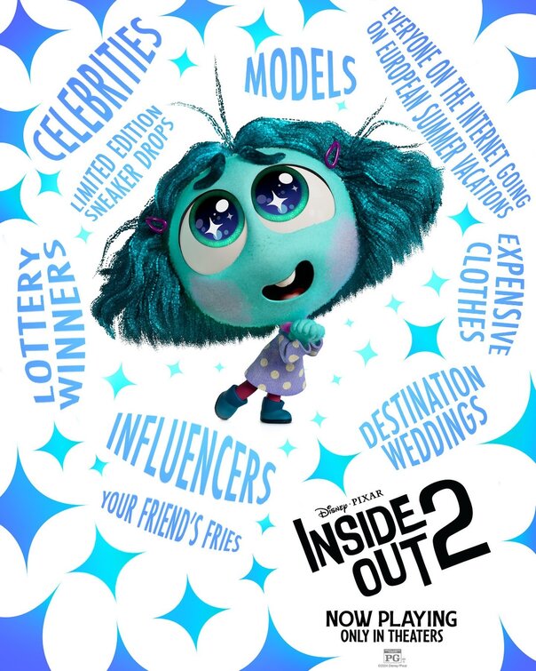 1000 piece jigsaw puzzle for the movie poster: Inside Out 2 (2024) ver27