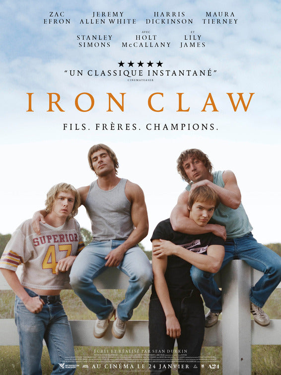 1000 piece jigsaw puzzle for the movie poster: The Iron Claw (2023) ver3