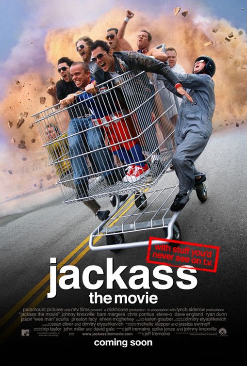 the movie poster: Jackass: The Movie (2002)