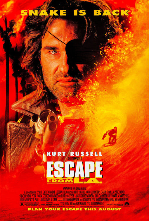 the movie poster: John Carpenter's Escape From LA (1996) ver2