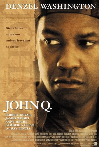 the movie poster: John Q. (2002)