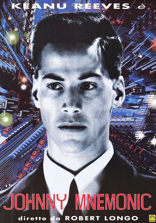 the movie poster: Johnny Mnemonic (1995) ver2