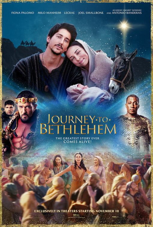 1000 piece jigsaw puzzle for the movie poster: Journey to Bethlehem (2023)