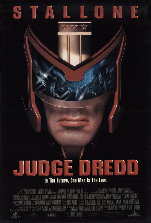 the movie poster: Judge Dredd (1995) ver1