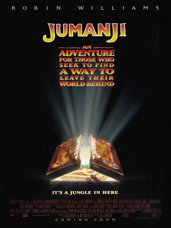 the movie poster: Jumanji (1995) ver1