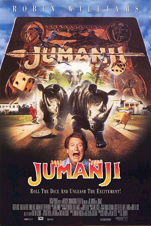 the movie poster: Jumanji (1995) ver2