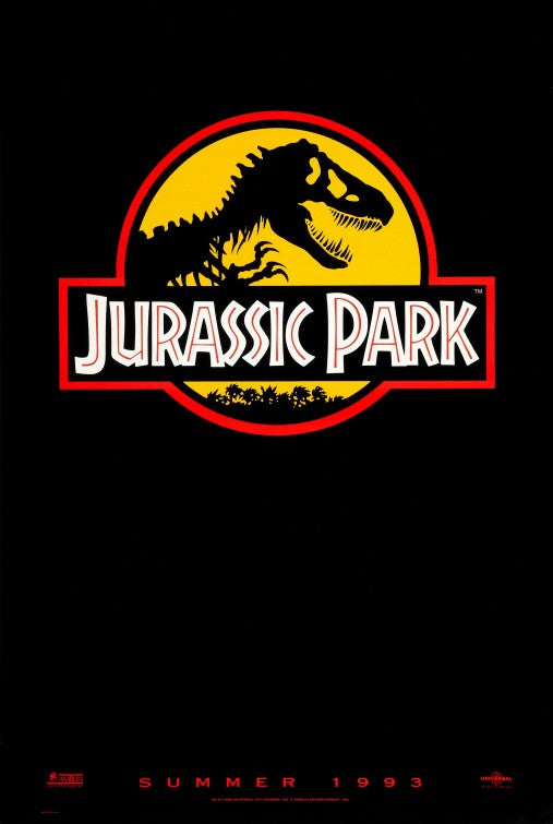 the movie poster: Jurassic Park (1993) ver1