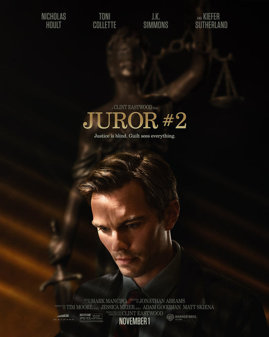 1000 piece jigsaw puzzle for the movie poster: Juror #2 (2024)