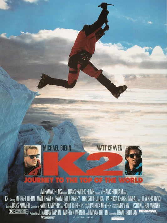 1000 piece jigsaw puzzle for the movie poster: K2 (1992) ver2