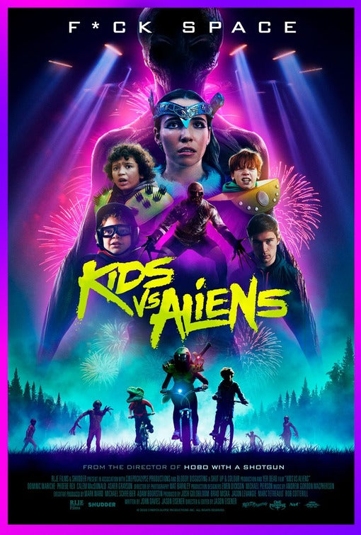 1000 piece jigsaw puzzle for the movie poster: Kids vs. Aliens (2022)