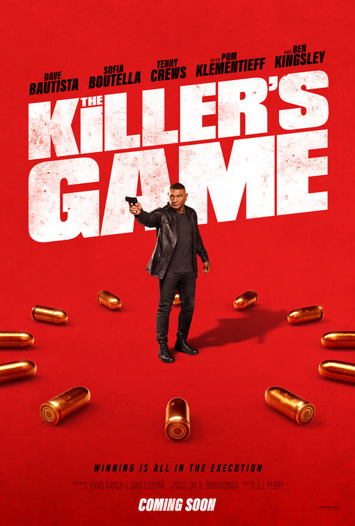 1000 piece jigsaw puzzle for the movie poster: The Killer's Game (2024)