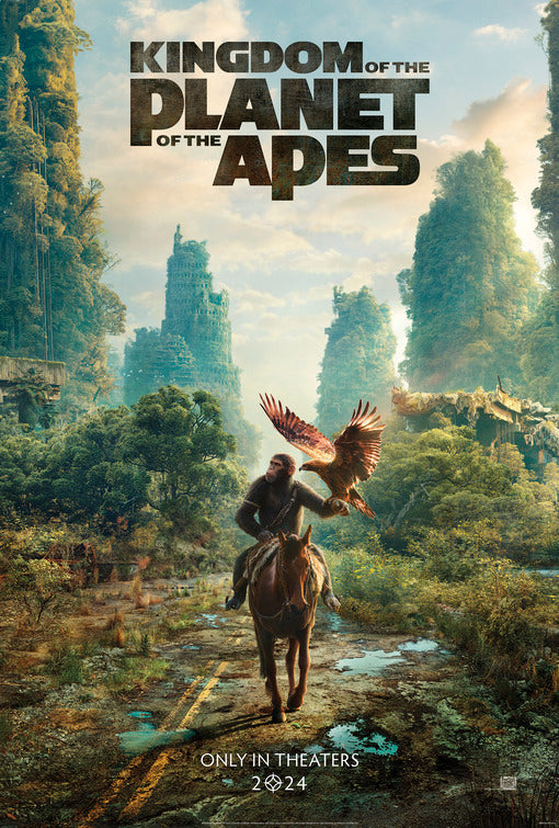 1000 piece jigsaw puzzle for the movie poster: Kingdom of the Planet of the Apes (2024)