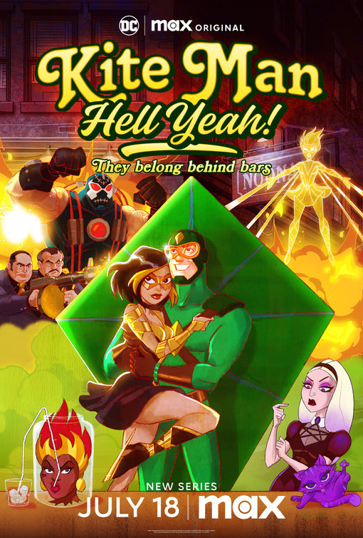 1000 piece jigsaw puzzle for tv poster: Kite Man: Hell Yeah!