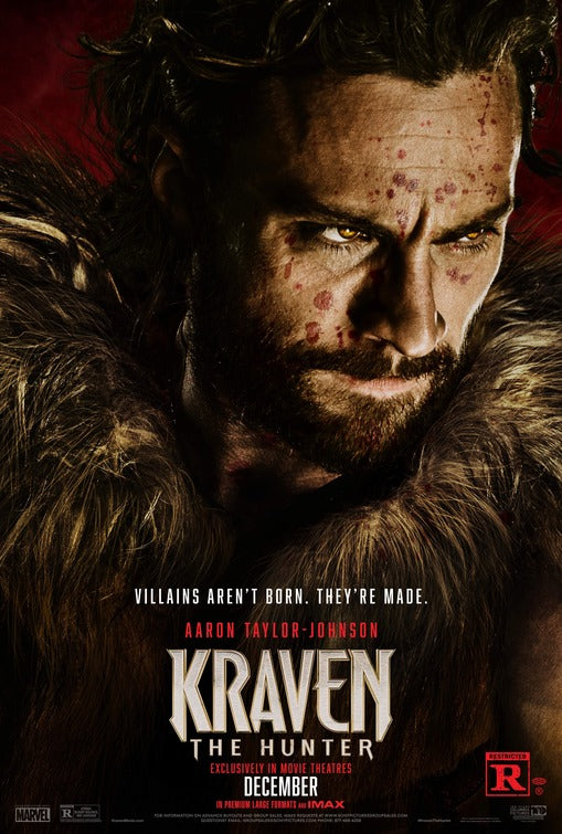 1000 piece jigsaw puzzle for the movie poster: Kraven the Hunter (2024) ver2