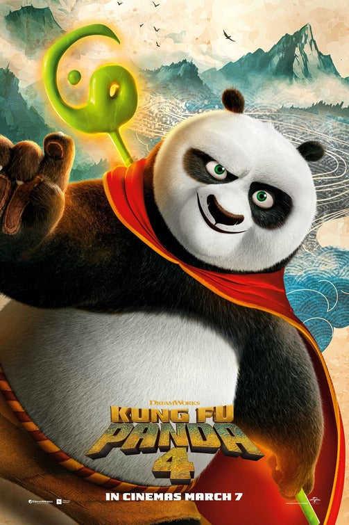 1000 piece jigsaw puzzle for the movie poster: Kung Fu Panda 4 (2024) ver5