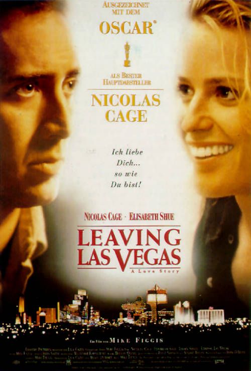 the movie poster: Leaving Las Vegas (1995) ver4