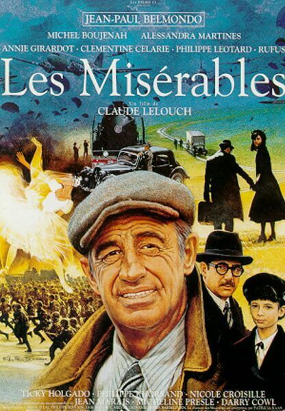 the movie poster: Les Miserables (1995)