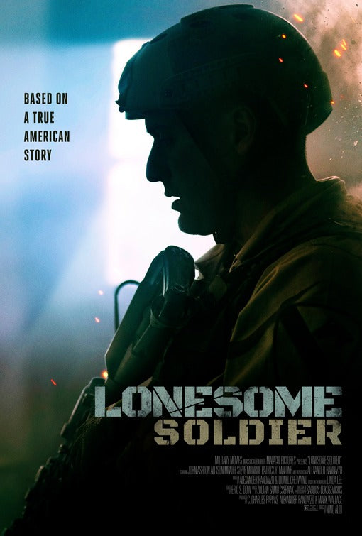 1000 piece jigsaw puzzle for the movie poster: Lonesome Soldier (2023)